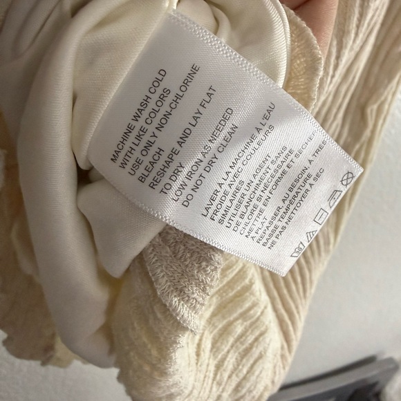 Urban Outfitters Cream Ribbed Mini Dress - Picture 4 of 5